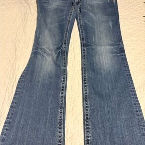 Miss Me Denim Blue Wide Leg Jeans